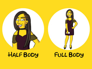 Half body vs Full Body Simpsonized