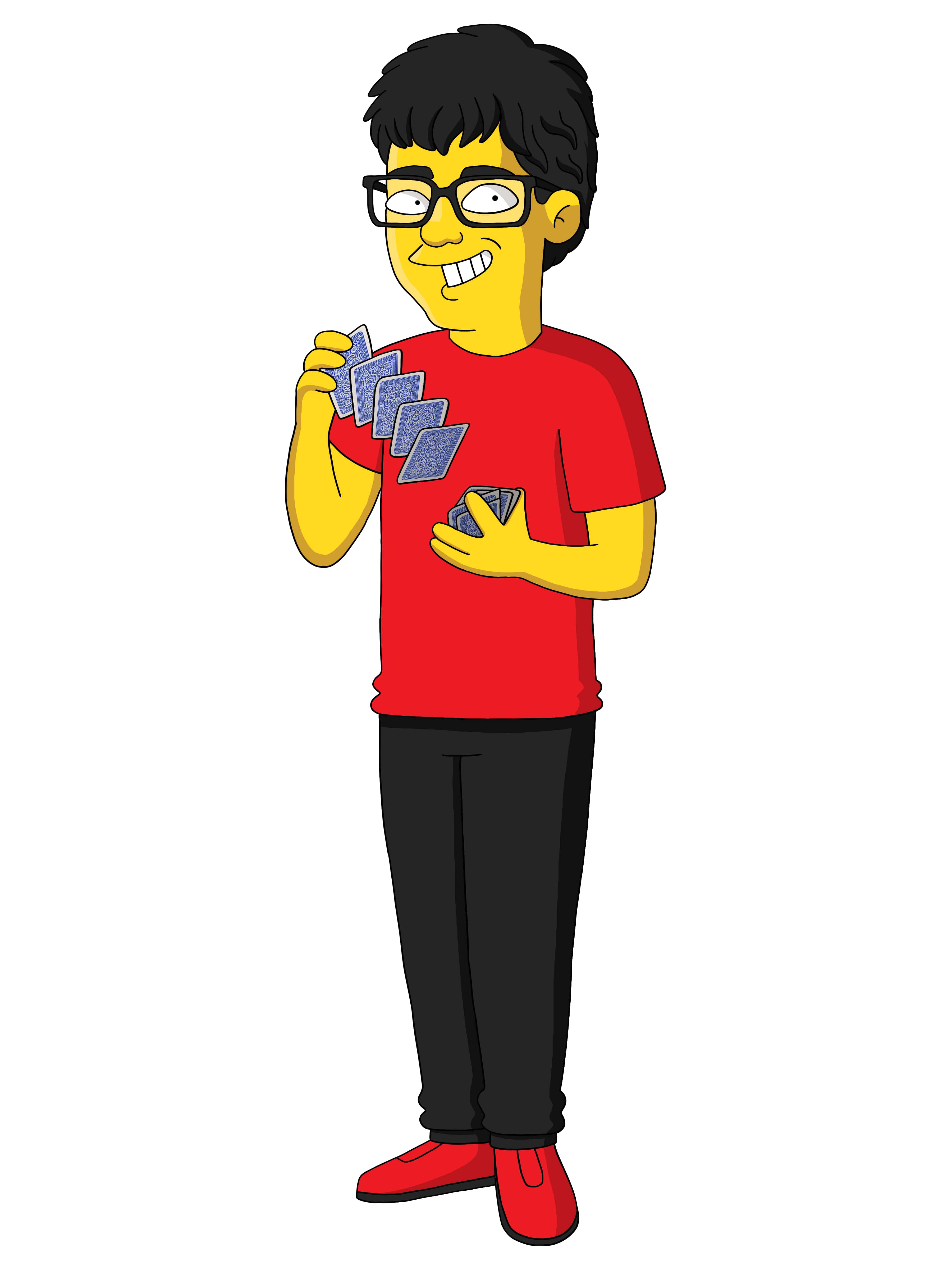 make me a simpsons character